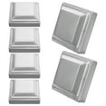 thumbnail image 3 of Iron Fence Post Caps for Decor Silver Color Strong and Sturdy 6 Pieces Fits Traffic Barrier Column, 3 of 9