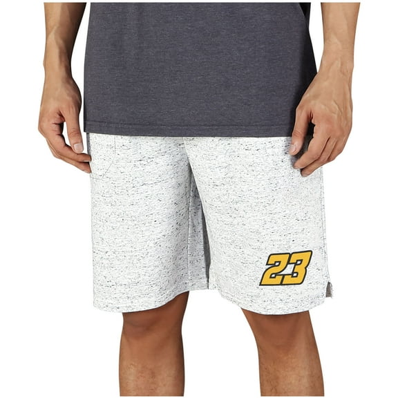 Men's Concepts Sport  White/Charcoal Bubba Wallace Throttle Knit Jam Shorts