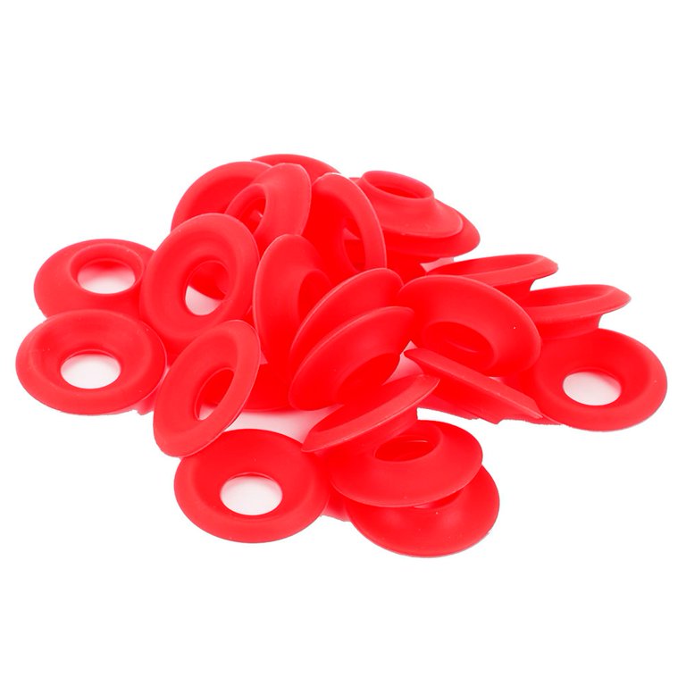 80pcs Silicone Gaskets For Flip Top Bottles - Leak-Proof Seals For Home Brew Beer & Soda Bottles, Red/White