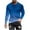 #H-Blue, variant on ZHYou Mens Solid Color Tops Gradient Color Long Sleeve Round Neck Fashion Casual Warm Thick Loose Blouses T Shirts