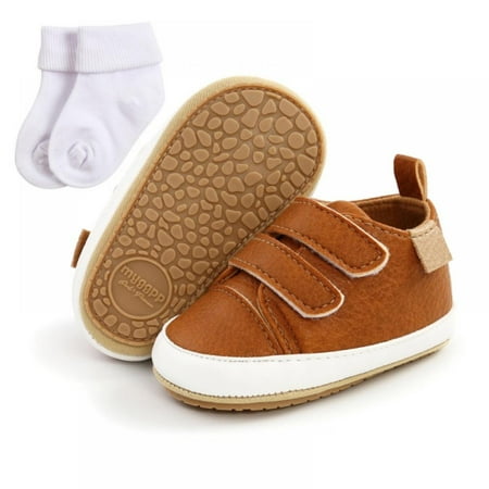 

Toddler Sneakers for Boys and Girls Cartoon Dual Hook and Loops Sneakers Baby Shoes