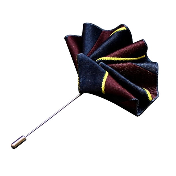 Pin de solapa para hombre, elegante pin de boutonniere para traje, ideal para bodas, conciertos, graduaciones y celebraciones. Estilo B