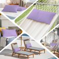 thumbnail image 6 of Purple Small Pillow Covers, Modern Pure Lavender Purple Soft Breathable Throw Pillow Cases with Invisible Zipper, Decorative Pillowcase Pillows Protectors for Sofa Bed Chair 12"x20", 6 of 9