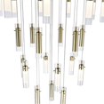 thumbnail image 4 of CWI Lighting Olinda Lustre LED Intégré Or Satiné, 4 of 5