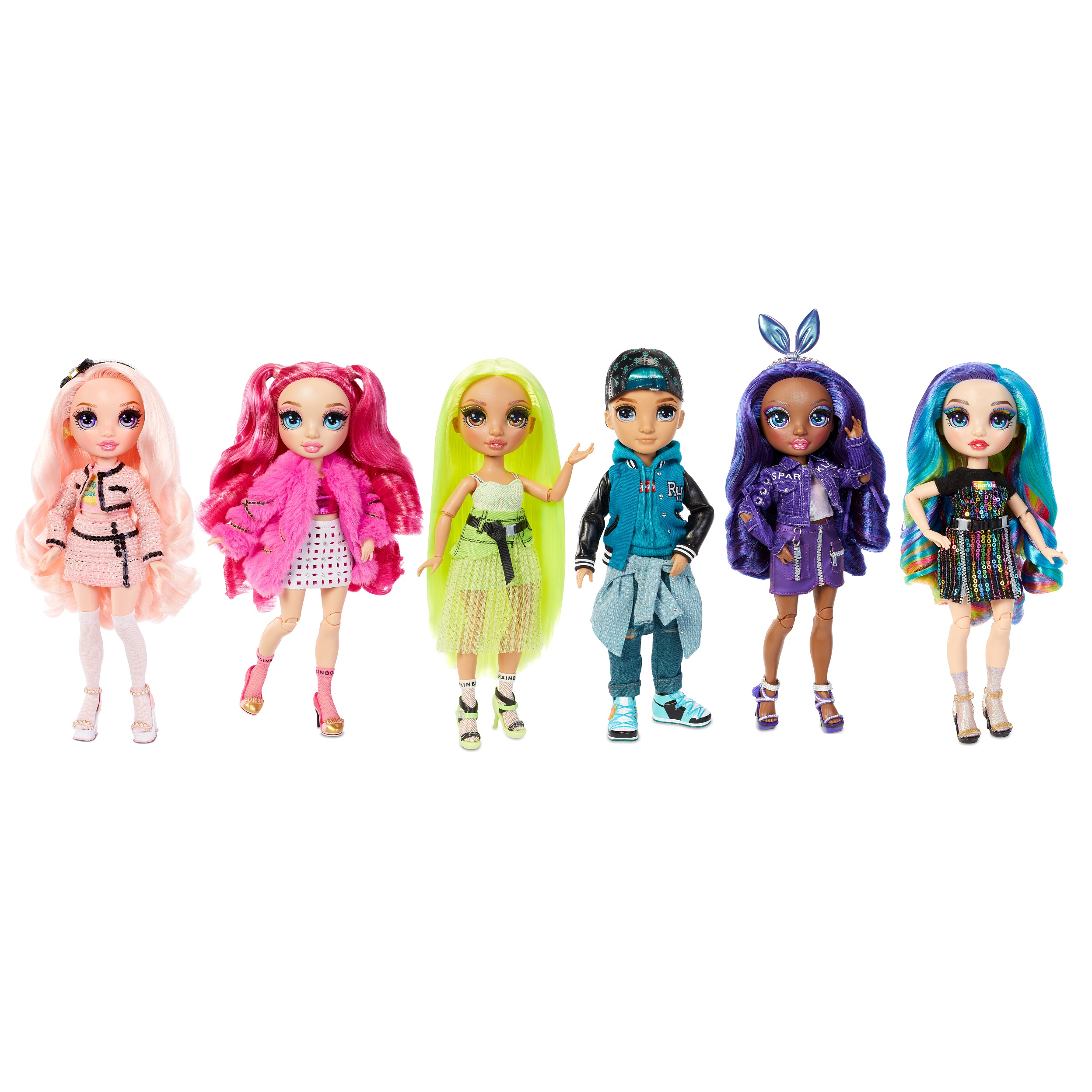 Rainbow High Karma Nichols – Neon Green Fashion Doll with 2 Complete Mix & Match Outfits and Accessories, Toys for Kids 6-12 Years Old - image 8 of 9