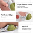 thumbnail image 6 of Mouse pad with wrist rest, large size, ergonomic gaming desk mat, keyboard and wrist rest set, 4-in-1 desktop mat and keyboard pad, suitable for home and office., 6 of 8