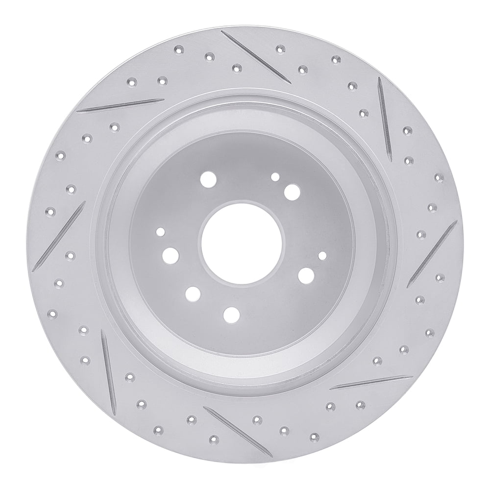 Dynamic Friction Company 830-58028L DFC Geoperformance Rotor - Drilled and Slotted