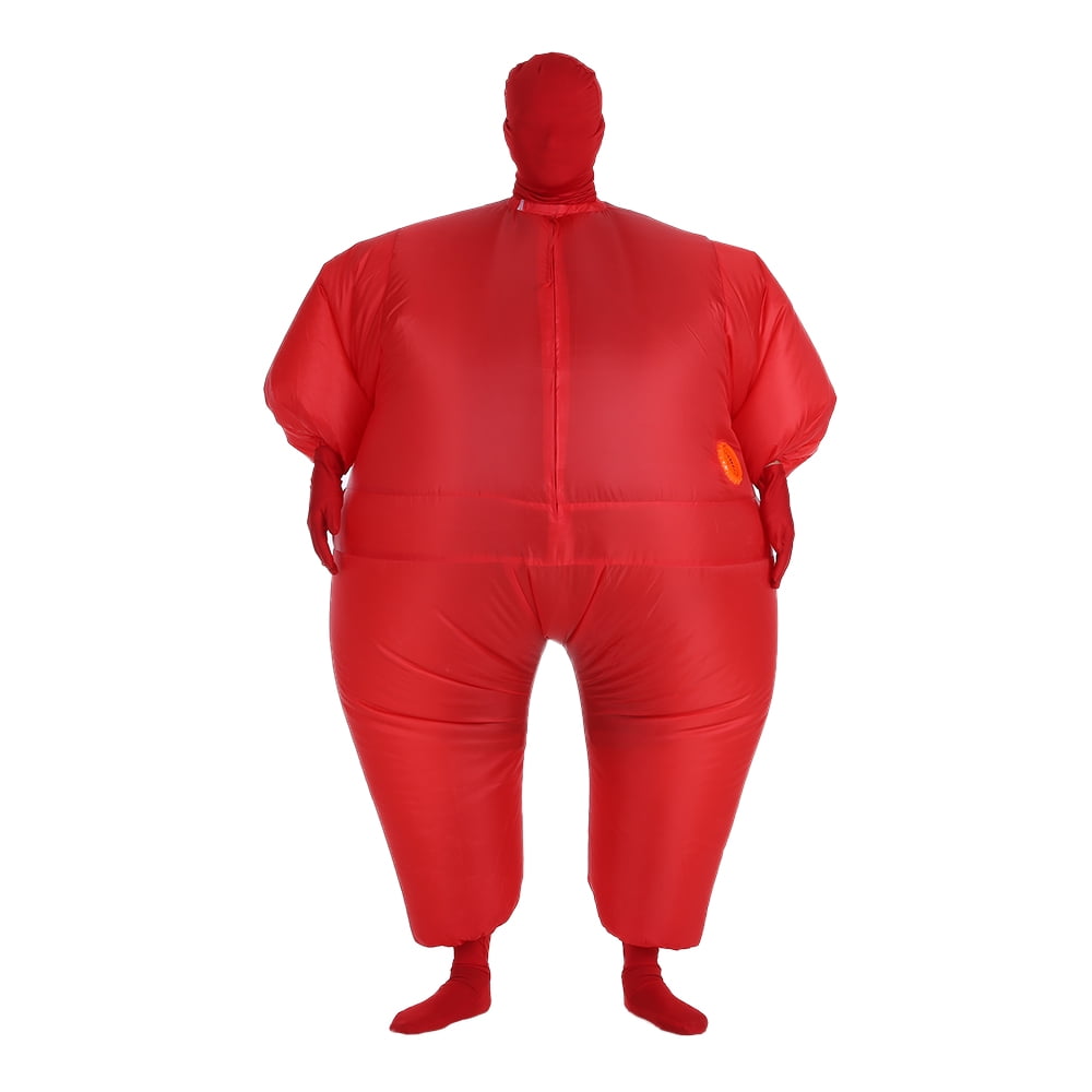 Disfraz De Cuerpo Completo Naranja Con Bigote Y Cejas, Traje De Cosplay Unisex Adulto Con Cremallera, Ideal Para Halloween, Fiestas Y Navidad