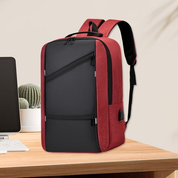 PPLoney Multi-Functional Men's Computer Backpack - Durable and Waterproof Travel Bag for Business and Outdoor Use, Lightweight Design with Multiple Compartments for Easy Organization