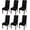 A-black, variant on Pattern Chair Covers for Dining Room Set of 4, High Stretch Removable Washable Parsons Chair Slipcover for Home Party Hotel Wedding Ceremony (Stripe Pattern,4PCS)