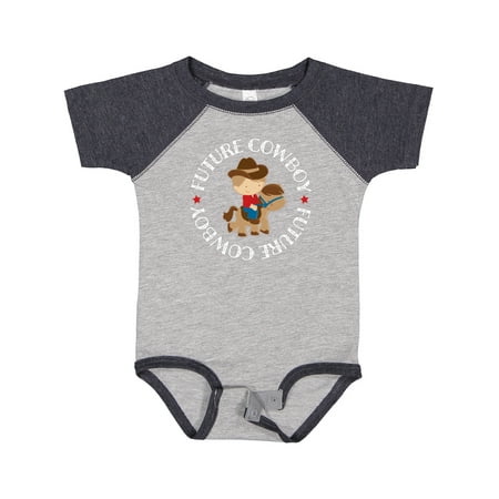 

Inktastic Future Cowboy Boys Western Outfit Gift Baby Boy Bodysuit