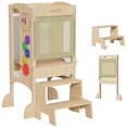 thumbnail image 1 of Torre Gribouillage plegable para niños pequeños con taburete de 1 a 3 años, 1 of 7
