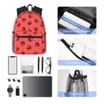 thumbnail image 4 of Fotbe Ladybugs On Red Polka Dot Mochila Ligera Casual para Laptop para Hombres y Mujeres, Mochila Impermeable de Uso Diario, Mochila para Universidad, 4 of 6