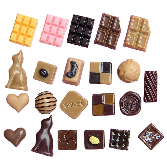 Experiencia creativa con chocolate, figuras de resina lavables, mini barras de chocolate, dulces sin frutos secos ni huevos para proyectos de bricolaje, incluye moldes de chocolate profesionales en