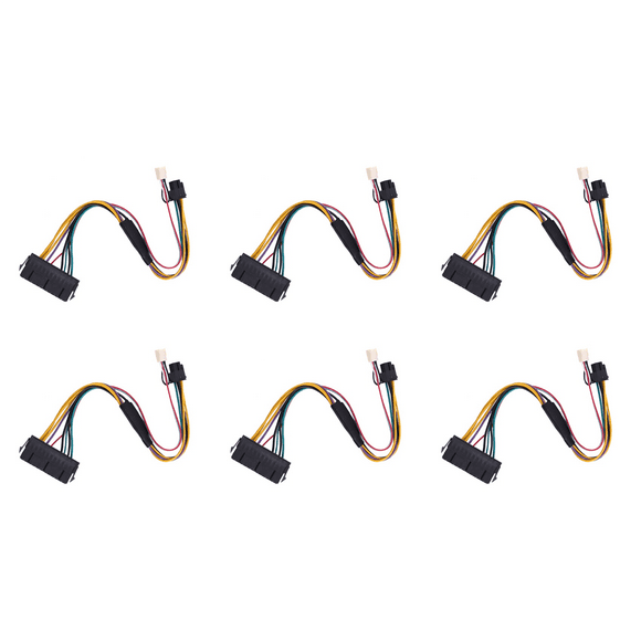 6X ATX PSU Power Supply Cable PCIe 6 Pin to ATX 24 Pin Power Supply Cable 24P to 6P for 600 G1 600G1 800G1 Mainboard
