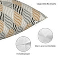thumbnail image 3 of Pofeuu Geometric Print Double-sided plush pillowcase Square Throw Pillow Covers Pillows Cover for Living Room Bedroom Sofa Couch Cushion Cover（No pillow core）-18"x18", 3 of 7