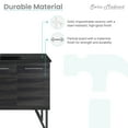 thumbnail image 4 of Annecy 48 in. Black Walnut Bathroom Vanity With Black Ceramic Sink Top, 4 of 13