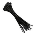 thumbnail image 3 of 100 bridas para cables multiusos, cierres de nailon gruesos y finos con cremallera, 8 x 400 unidades, color negro, 3 of 14