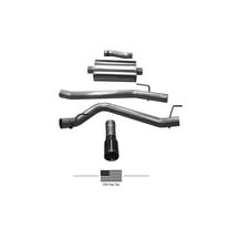 Corsa Performance 21060Blkusa Sport Cat Back Exhaust System Fits 20 23 Gladiator Fits select: 2020-2023 JEEP GLADIATOR