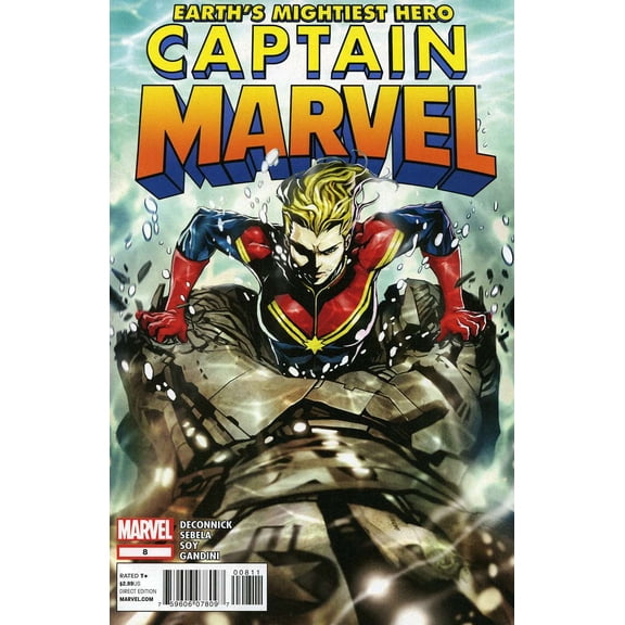 Captain Marvel (8th Series) #8 VF ; Marvel Comic Book