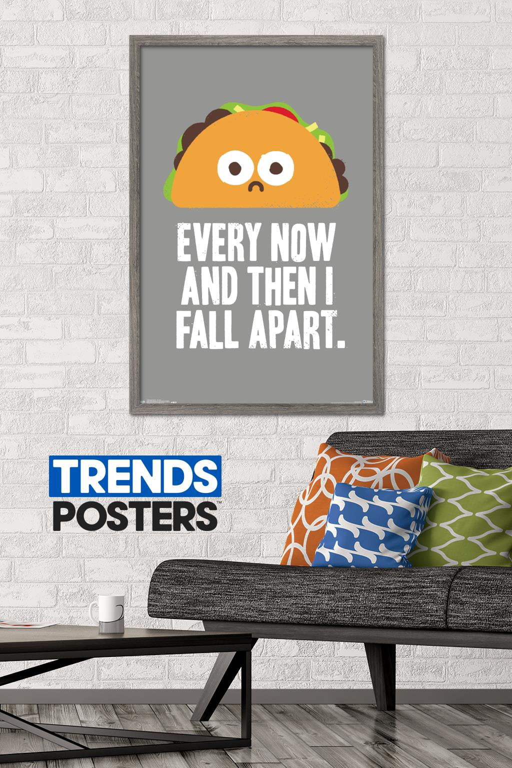 DaVid Olenick - Taco Fail Wall Poster, 22.375" x 34", Framed