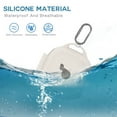 thumbnail image 3 of Yucurem Silicone Cover with Carabiner for Soundcore Sport X20 Charging Case(white), 3 of 10