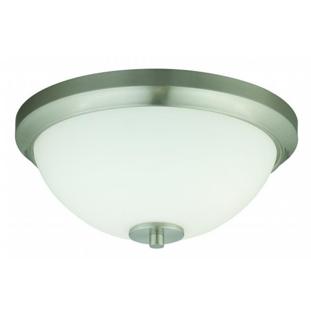 Vaxcel International C0070 Glendale Support Encastré de 13 Po - Nickel Satiné