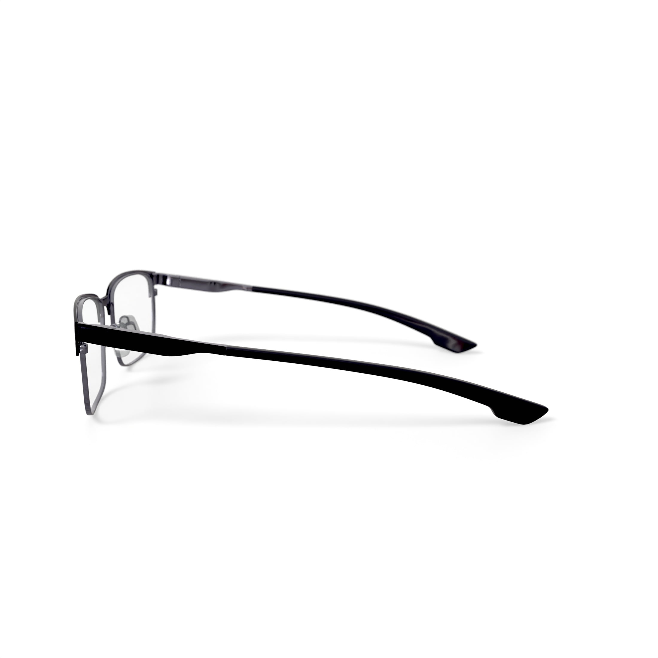 Columbia Men's C3016G Prescription Eyeglasses with Case, Satin Black