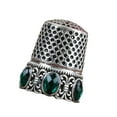 thumbnail image 4 of Sewing Thimble Finger Protector for Quilting Needlework Craft Accessories with Crystal, 4 of 9