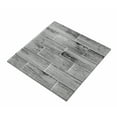 thumbnail image 3 of 5 pack Light Gray 11.8 in. x 11.8 in. Polished Glass Subway Mosaic Floor and Wall Tile (4.83 sq. ft./Case), 3 of 3