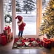 thumbnail image 4 of Uuiauoio Christmas Themed Floor Mat with Non-Slip Backing, Absorbent Bathroom and Kitchen Rug for Holiday Decor, Mat for Doorway and Living Room, 4 of 6