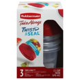 thumbnail image 1 of Recipientes Rubbermaid Take Along Twist&Seal, 2 unidades, 3 unidades, 1 of 1