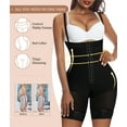 thumbnail image 7 of YIANNA Fajas Colombianas Shapewear for Women Tummy Control Body Shaper Butt Lifter with Zipper Crotch Black 2X-Large, 7 of 7