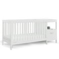 thumbnail image 5 of Delta Children Alice 5-in-1 Convertible Crib and Changer - Greenguard Gold Certified, Bianca White, 5 of 14