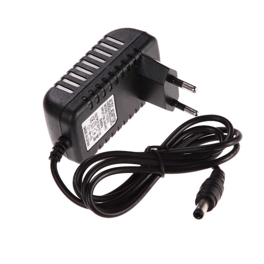 AC 100-240V 5V 1A 1000mA Konverter Adapter DC 5,5 x 2,5 MM EU Steckerladege