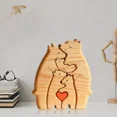 thumbnail image 5 of CHAO Rompecabezas Familiar De Madera Con Forma De Oso Decorativo, 5 of 5