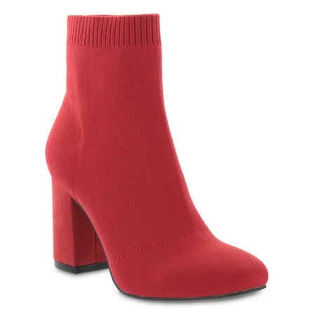 

MIA Girl Women s Tiona Flyknit Dress Bootie