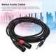thumbnail image 5 of Convertidor De Audio Con Conector Macho Dual 2 XLR Estéreo Macho De 3,5 Mm, 5 of 7