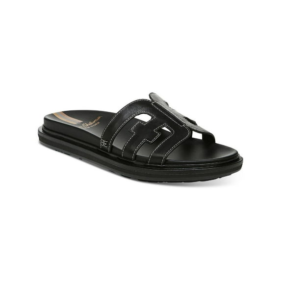 Sam Edelman Womens Valeri Leather Slip On Slide Sandals