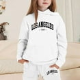 thumbnail image 2 of Afdoent Kid Girls Clothes Outfits Hoodies Letter Print Sweatshirt Stylish And Comfortable Everyday Wear 15-16 Years, 2 of 4