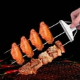 thumbnail image 4 of KLYNE - 3 Way Grill Skewers Shrimp Skewers Stainless Steel Grilling Sticks Bbq Kebab Jq, 4 of 6