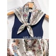 thumbnail image 3 of 100% Mulberry Silk Scarf for Women Hair Lightweight Square Neckerchief Wrap For Head Scarves 21", 3 of 10