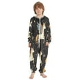 thumbnail image 2 of Soft Big Kids Onesie Pajamas Cozy Loose-Fit Jumpsuits for kids with Pockets for Christmas Lounge & Play Unicorns with Wings, 2 of 8