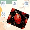 thumbnail image 3 of Ladybird 8.3x9.8 Inch Square Non-Slip Rubber Bottom Mouse Pad, Desk Pad, Desk Mat - Printed Design for Office and Gaming, 3 of 6
