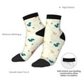 thumbnail image 6 of Naloa colorful Squirrel Nuts Ankle Socks for Women Non Slip Socks No Show Socks Classic Low Cut Casual Socks Casual Socks, 6 of 7