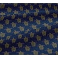 thumbnail image 5 of oneOone Viscose Jersey Fabric Turtle Block Print Fabric By The Yard 60 Inch Wide, 5 of 5