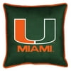NCAA University of Miami Sidelines Toss Pillow