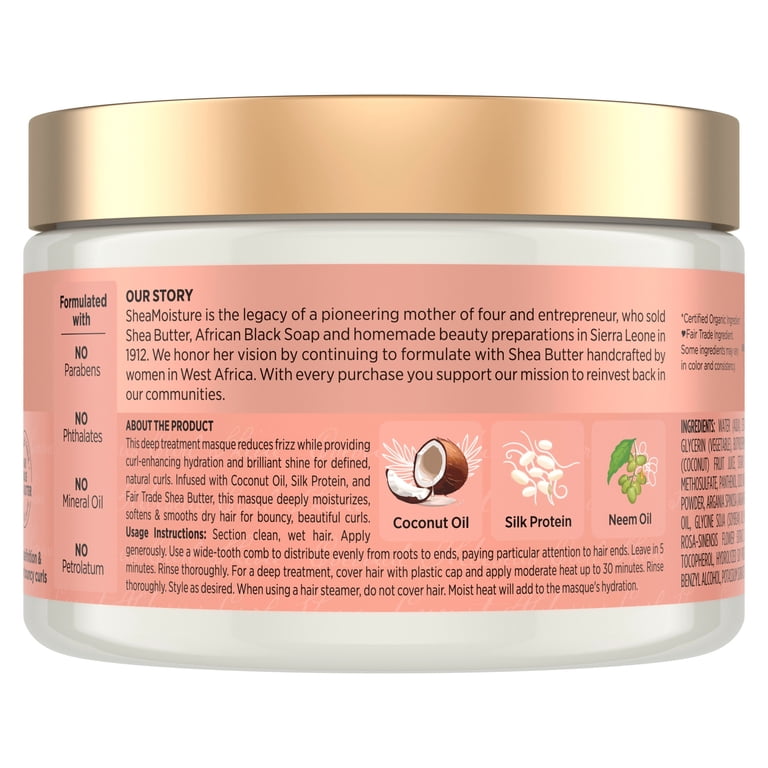 SheaMoisture Coconut & Hibiscus Hair Mask, 11.5 oz photo 8