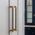 thumbnail image 4 of Goo-Ki 6 Pack 7.6''(192mm) Hole Center Antique Brass Cabinet Pulls, Zinc Alloy Knurled Grip Cabinet Handles for Drawer,Dresser,Cupboard Wardrobe Cabinet, 4 of 7