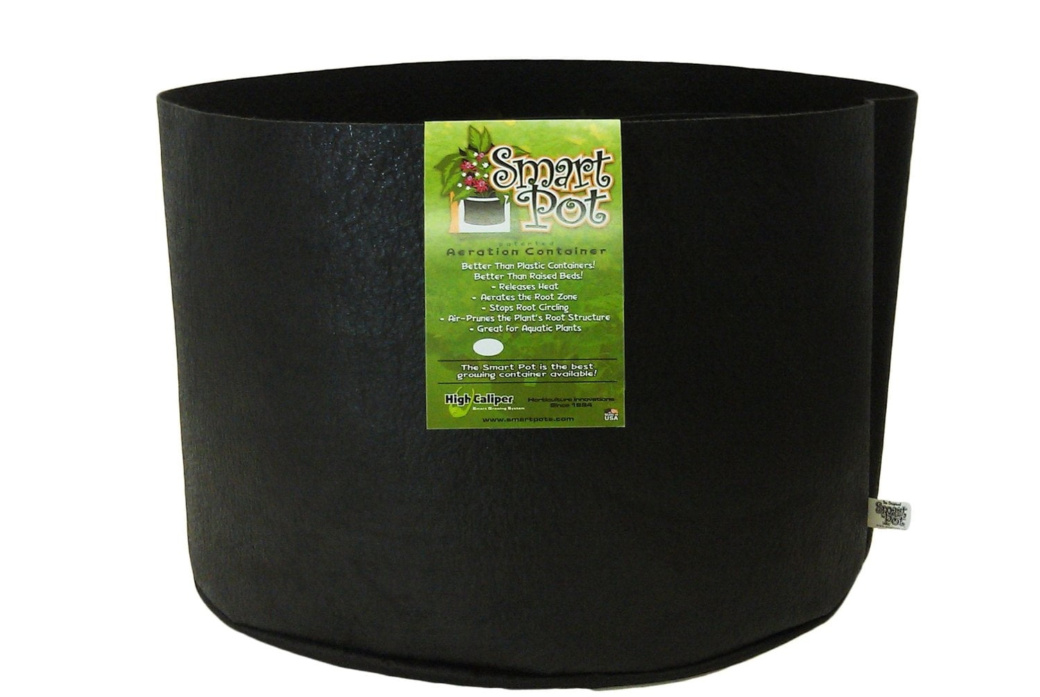 Black Fabric/Soft Sided Garden Aeration Container 5 Pots Smart Pot 3 Gallon 